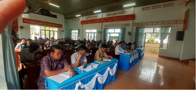 ĐẢNG BỘ XÃ BÌNH HÒA  TỔ CHỨC HỘI NGHỊ SƠ KẾT 6 THÁNG ĐẦU NĂM 2024
